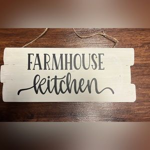 Handmade kitchen sign